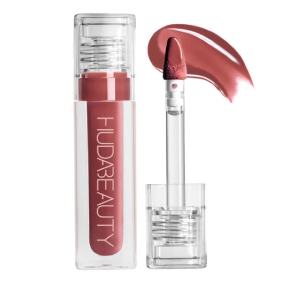 HUDA BEAUTY Faux Filler Lip Gloss in Bombshell